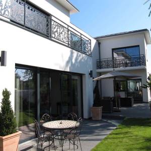 Construction maison contemporaine - Terrasse 