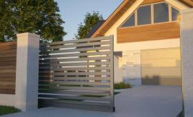 portail électrique pour une maison tendance