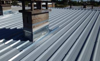 Photo toit plat bac acier