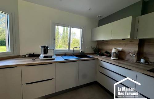 Cuisine ouverte sur jardin