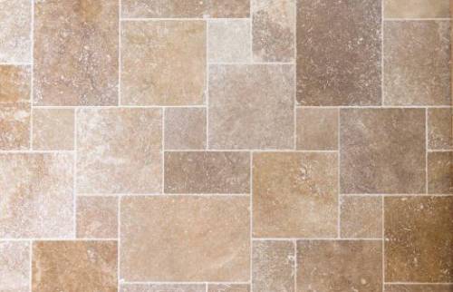 APRES Pose du travertin détail