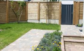 Nouvelle clôture bois et portillon