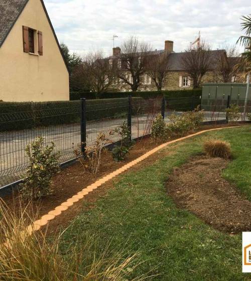 Création d'une clôture à Granville (50400)