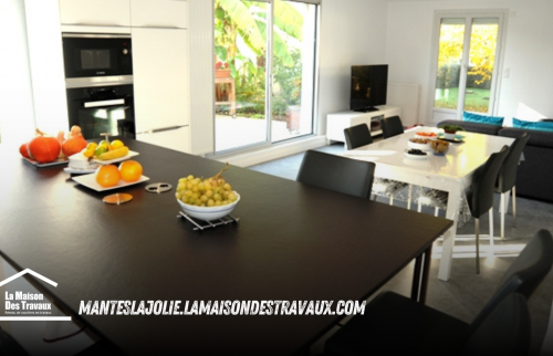 Transformez votre Cuisine proche Mantes-la-Jolie : Création d'une Cuisine avec Îlot Central