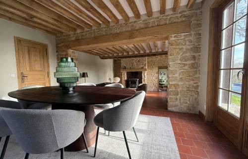 Poutres et solives dans l'espace repas