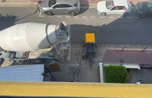 Acheminement du béton