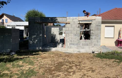 travaux extension de maison
