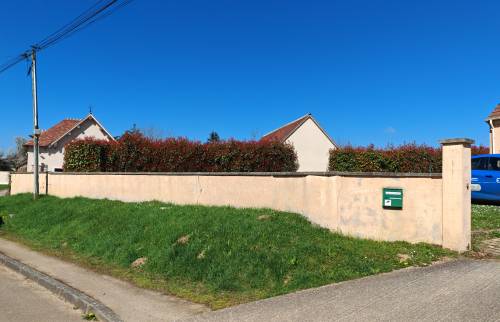 Avant - Muret clôture Portail et portillon La Maison des Travaux Evreux Louviers 2