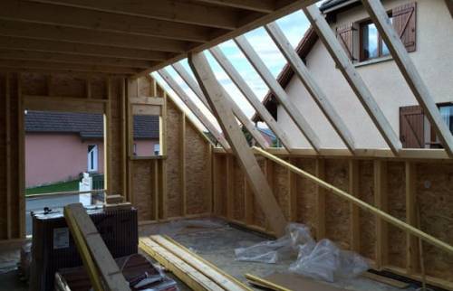 construction extension bois