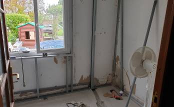 Salle de bains pendant travaux Arras
