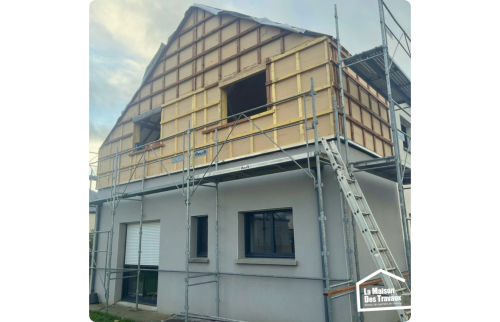 Travaux en cours de surélévation