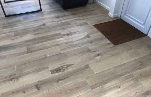 Pose d'un parquet à Cabourg