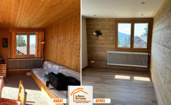 Travaux de rénovation intérieure, création chambre sur-mesure, visualisation 3D rénovation