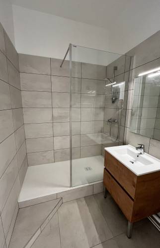 Salle de bain travaux terminés