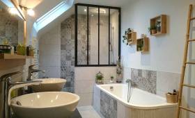 Rénovation d'une salle de bain à La Fresnais (après)