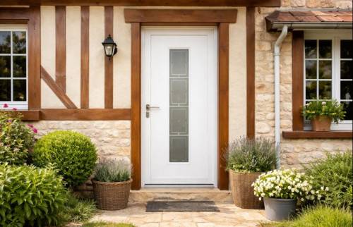 Nouvelle porte d’entrée en PVC à Touques