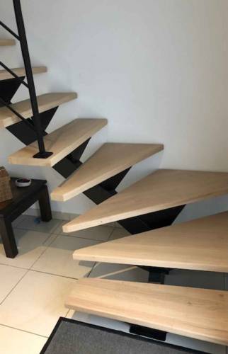 Installation d'un escalier à Honfleur