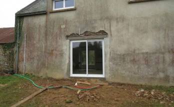 Installation baie coulissante - Caudan (56850)