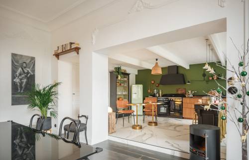 Surélévation d'une maison de 1900 pour créer une cuisine ouverte à Saint-Sébastien-sur-Loire-cuisine