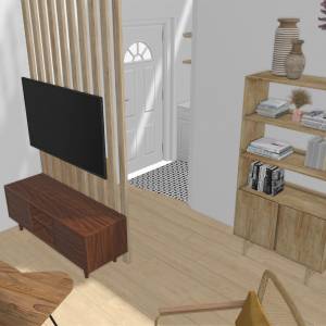 Croquis d’aménagement lumineux d’une maison à Strasbourg - Camille Truttmann