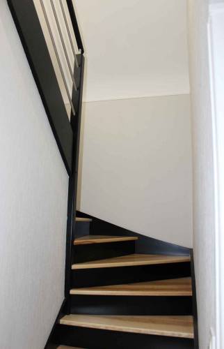 Rénovation escalier sur mesure contemporain