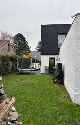 Site d'implantation de la future extension de la maison 
