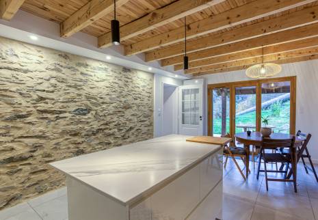 Plan de travail en "Simplyceram", imitation marbre