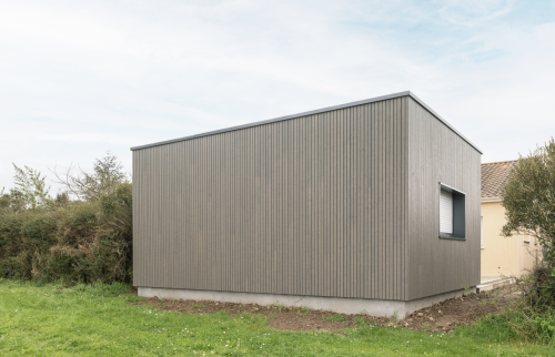 Construction d'un garage en ossature bois et d'une véranda au Loroux-Bottereau