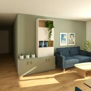 Optimisation sur plan d'un T3 neuf - Arline Firenk - La Maison Des Architectes