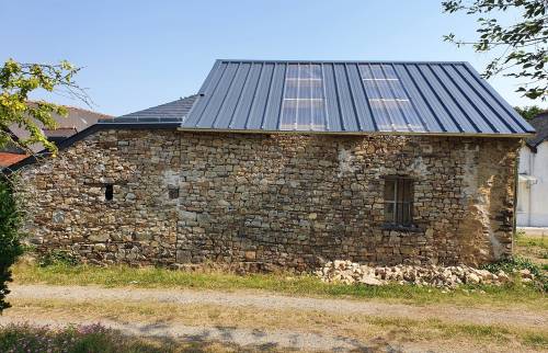 Panneaux polycarbonates + Bac acier 