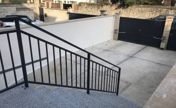 Réalisation d'une moquette de pierre