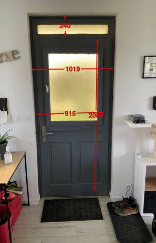 Vue de l'ancienne porte d'entrée