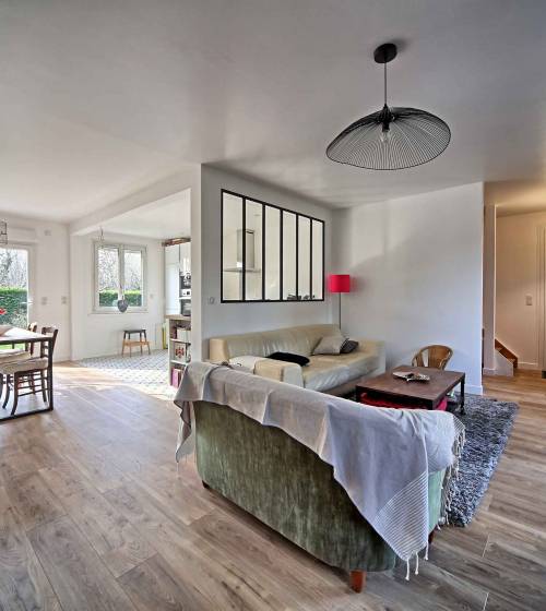 pièce de vie rénové