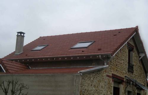 La toiture rénovée