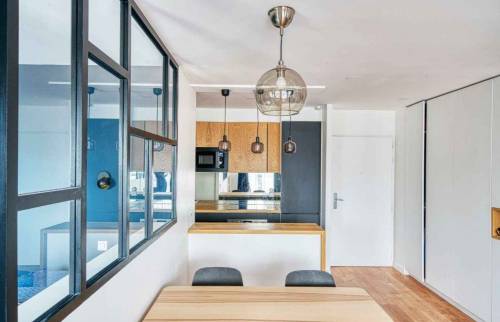 rénovation d'un appartement Paris - cuisine - La Maison Des Travaux Paris 16