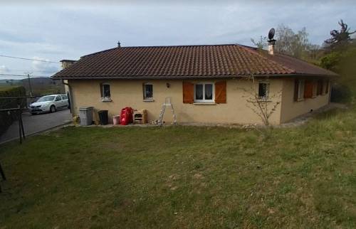Maison avant la construction du garage