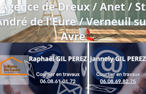 Courtier ne travaux de Dreux, rénovation sans stress, démolition d'un mur porteur.