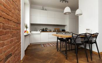 Rénovation d'une cuisine dans un appartement ancien situé à Morlaix (29) photo d'illustration