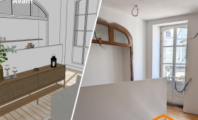 Découvrez comment un plan 3D devient réalité à Quimper grâce à une rénovation sur mesure et un accompagnement professionnel.