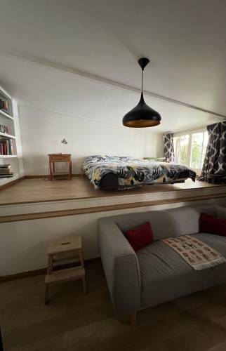 grande chambre atypique avant travaux