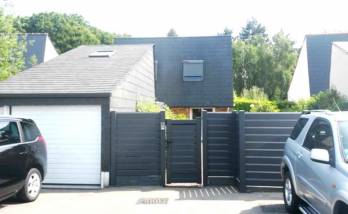 Travaux de portail et clôture terminés