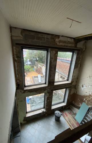 En plein travaux 