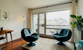appartement en cabinet de psychothérapie accueillant à Paris