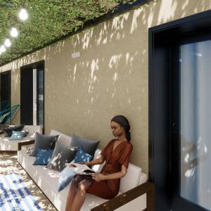 Aménagement d'une terrasse vue sur mer - Célia Giberot - La Maison Des Architectes