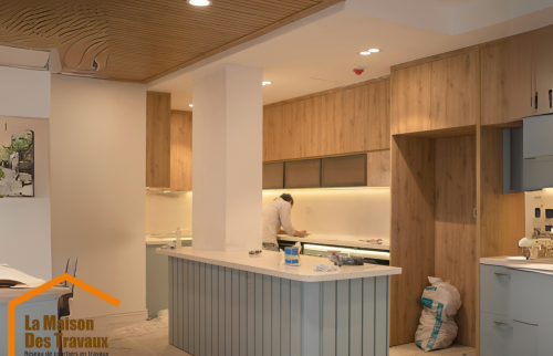 APRES Finition - pose des éléments électriques et lumineux