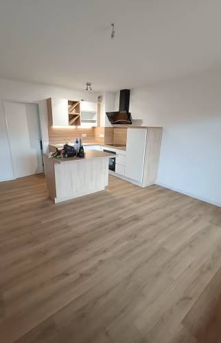 pose d'un parquet en bois pour rénovation appartement