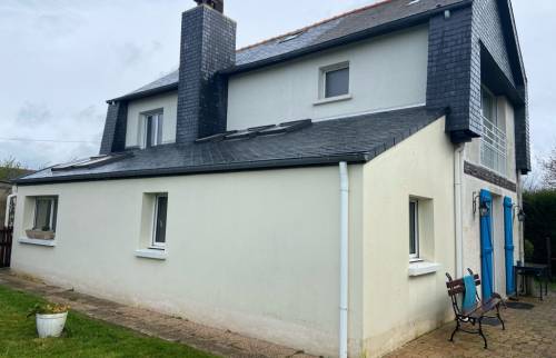 Avant extension de maison - Vue avant le début des travaux d'agrandissement