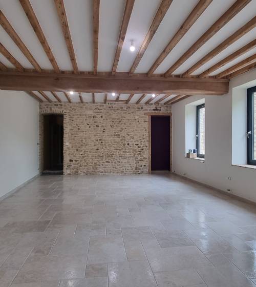 Rénovation séjour La Maison des Travaux Evreux