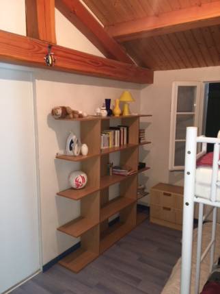 Pièce ouverte sur le couloir avant travaux de cloisonnement - Noirmoutier 85
