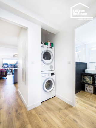 Espace buanderie optimisé